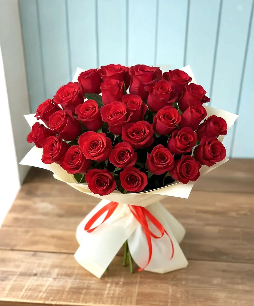 Букет 29 Красных роз в Успенском Новгородской области