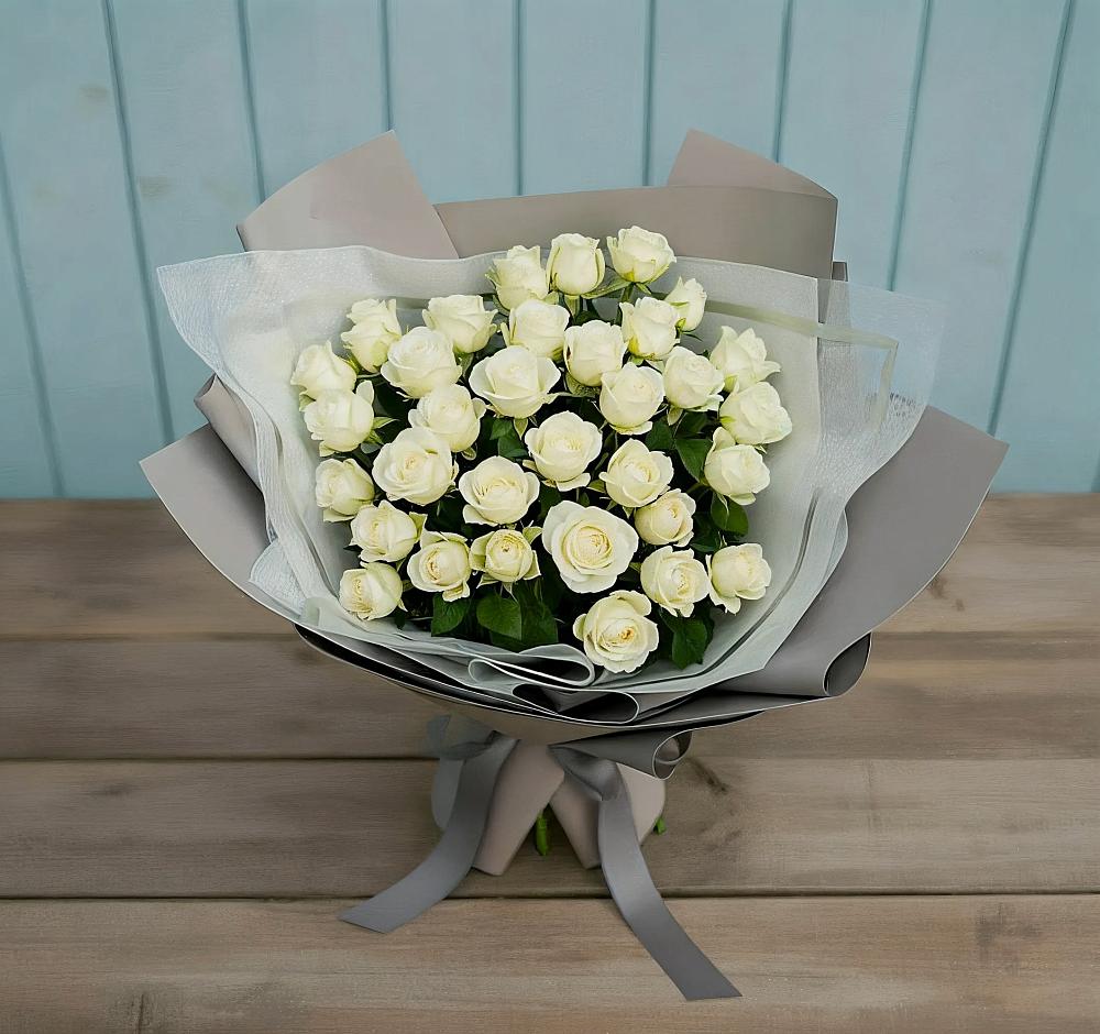 Букет Белоснежная нежность в Успенском Новгородской области