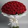 Букет 101 Красная роза Блэк Мэджик в Успенском Новгородской области