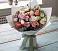 Букет цветов из: Розы, Лизиантусы и Гвоздики в Успенском Новгородской области