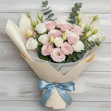 Букет цветов из:  Лизиантусы #REPLACE_PRED# Успенском Новгородской области