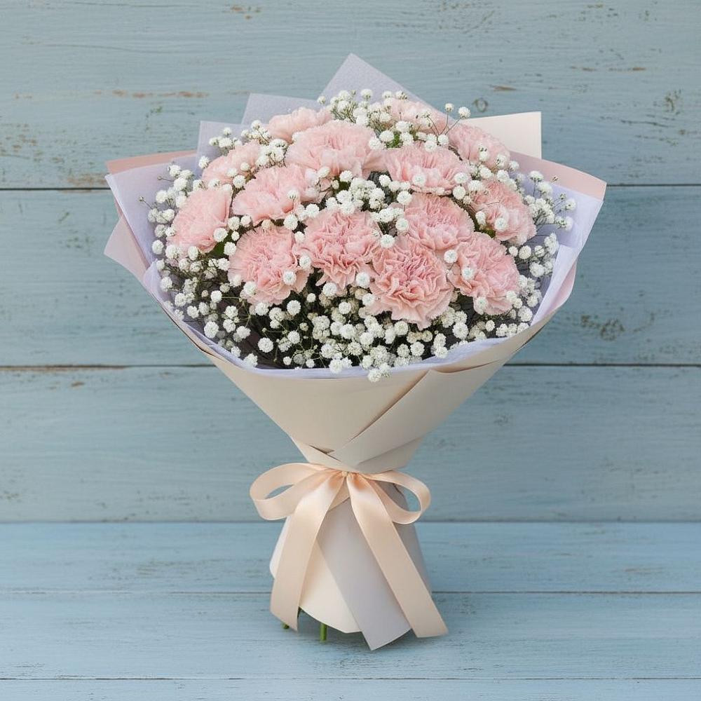 Букет цветов из: Гвоздики в Успенском Новгородской области