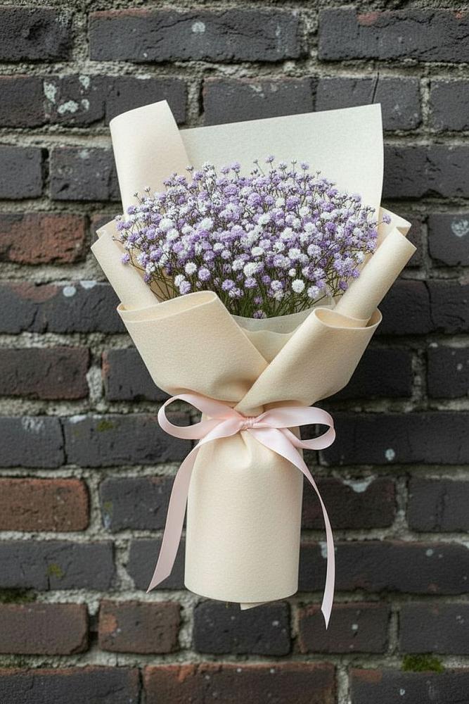 Букет цветов из: Гипсофила в Успенском Новгородской области