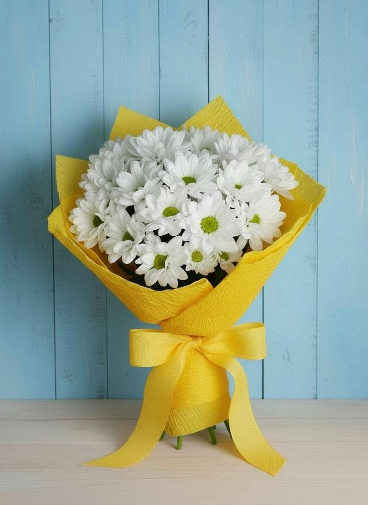 Букет цветов из: Хризантемы в Успенском Новгородской области