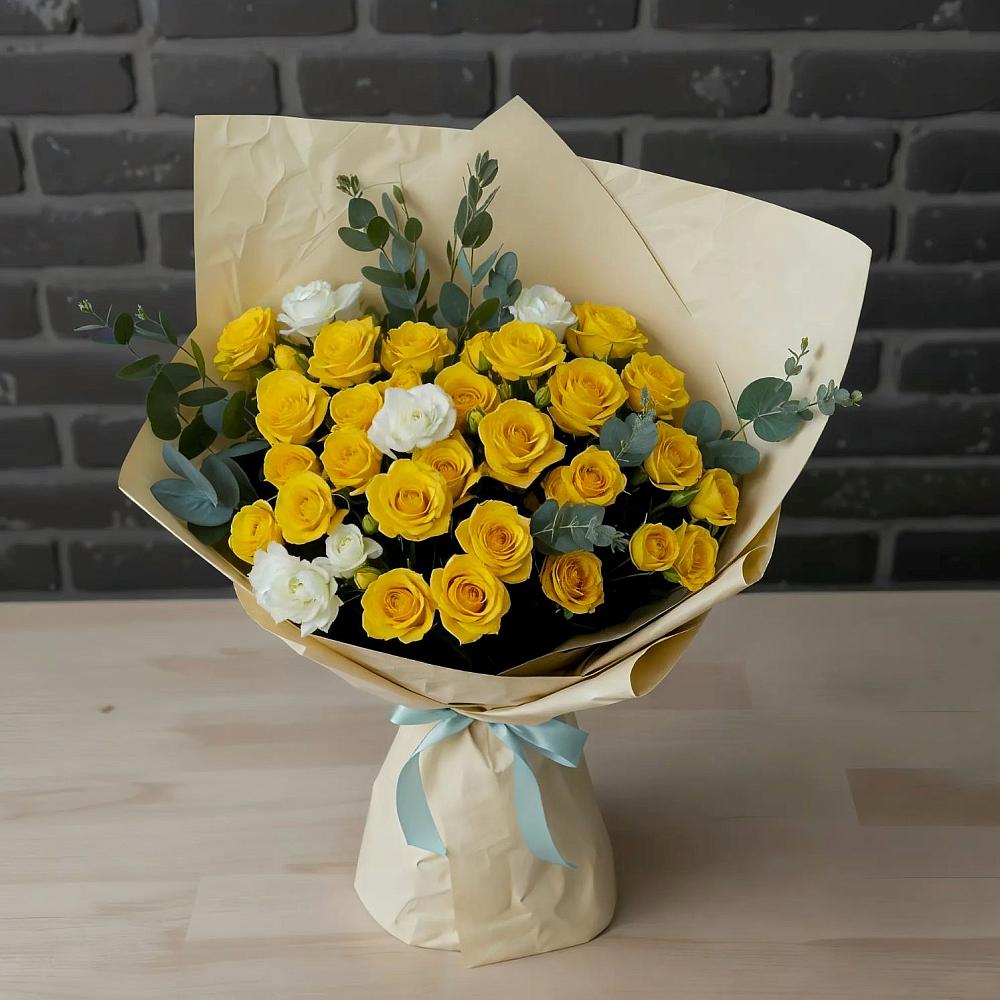 Букет цветов из: Розы в Успенском Новгородской области