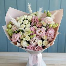Букет цветов из:  Альстромерии и Розы в Успенском Новгородской области
